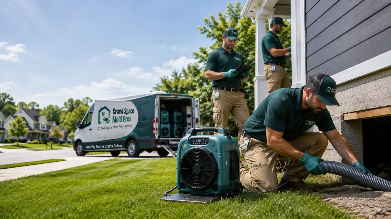 Crawl Space Mold Removal in Hamilton, OH